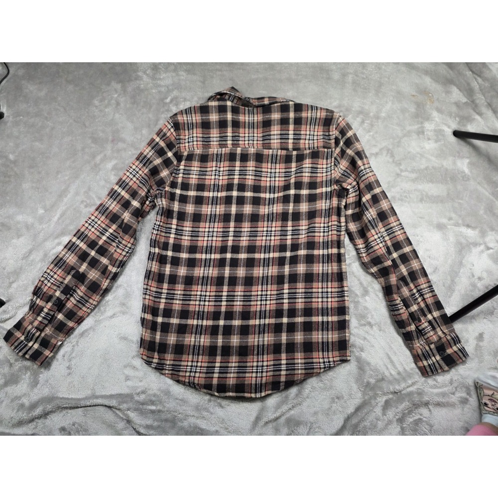 Edgar & Ash Button Up Shirt‎ Long Sleeve Men's Shirt Size Small Plaid - Picture 2 of 9